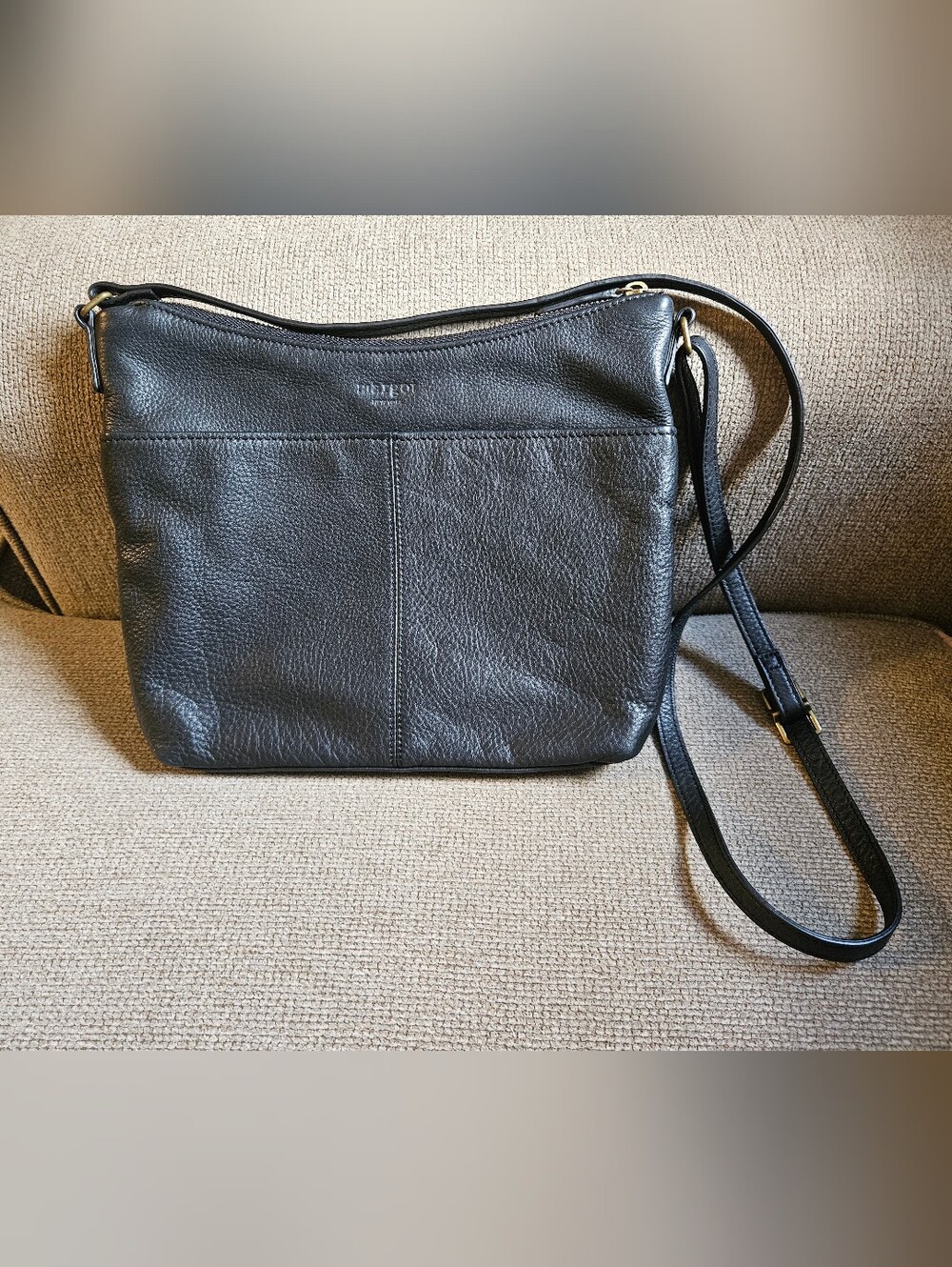 Black Margot Leather Purse Bag